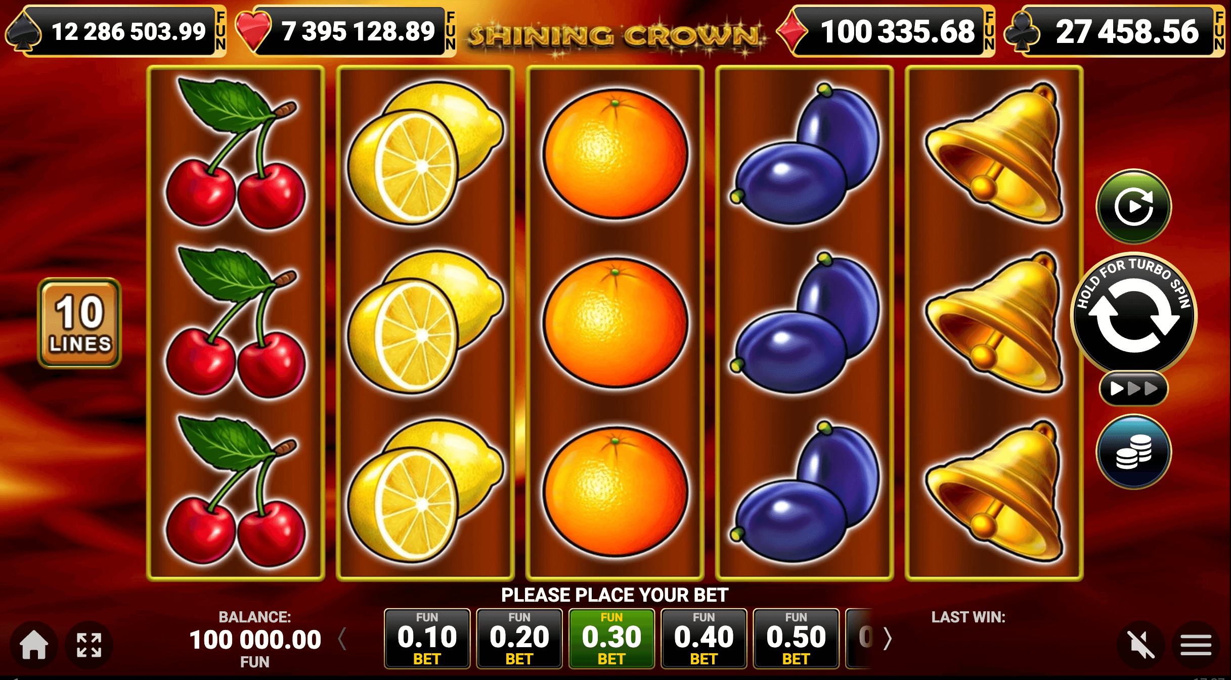 Shining Crown (EGT) Image 1